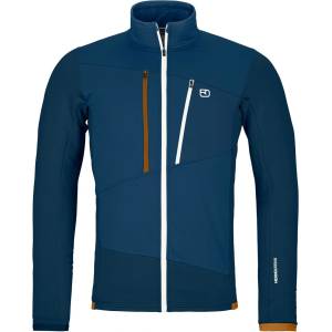 ORTOVOX Fleece Grid Jacket M Размер: L / Цвят: черен