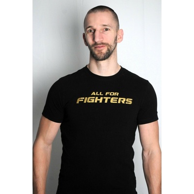All for Fighters tričko čierne