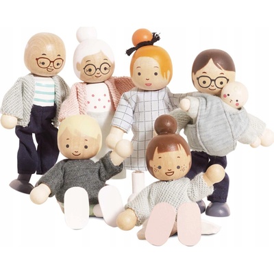 Le Toy Van Moje rodina panenek 7 kusů