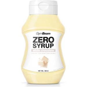 GymBeam ZERO SYRUP Бял шоколад 350 ml