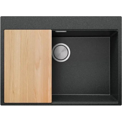 Твоят Стил Графит кухненска гранитна мивка Осло 70 XXL Top 680 x 500 mm