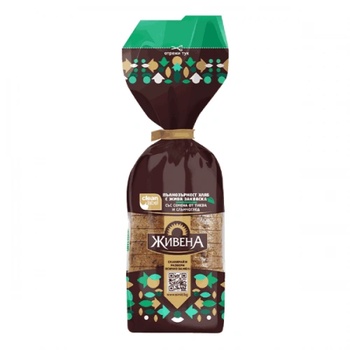 Симид Хляб Живена Пълнозърнест със семена от тиква и слънчоглед 330гр