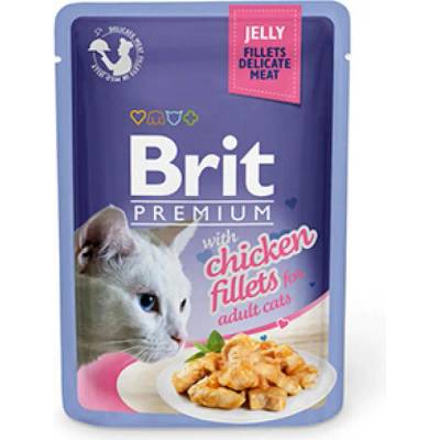 Brit Premium Adult chicken fillets in jelly 85 g