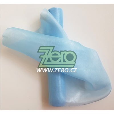 Organza saténová 47 cm x 10 y - sv. modrá