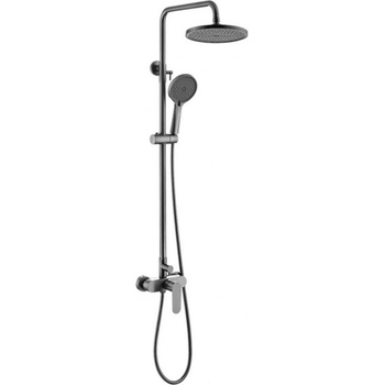 Image 1 of Inter Ceramic ДУШ СИСТЕМА ict6237gg СЪС СМЕСИТЕЛ МЕТАЛНО СИВ (ict6237gg)