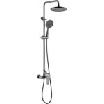 Inter Ceramic ДУШ СИСТЕМА ict6237gg СЪС СМЕСИТЕЛ МЕТАЛНО СИВ (ict6237gg)