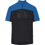Vaude Мъжка фланелка с къс ръкав за колоездене Vaude Qimsa Pro Half Zip Shirt Cycling jersey - Radiate Blue (056-3956-0411)