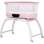 Chipolino Бебешка кошара-люлка с LED дисплей Chipolino - Sogno, розова (KOSSG02504PI) - baby