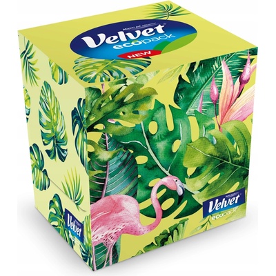 Velvet Cube papierové vreckovky 3-vrstvové 56 ks