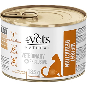 4Vets Natural Cat Weight Reduction 12 x 185 g