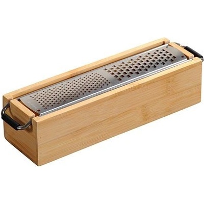 KESPER Struhadlo s nádobou, 25 x 6,2 x 5,6 cm, bambus/ocel KESPER 58060