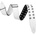Levy's Rebel Leather White/Eyelet Каишка за китара (M80RBEY-WHT)