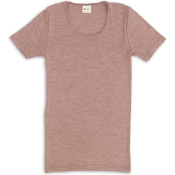 Engel Дамско копринено термобельо Engel Women's Undershirt S/S Merino base layer - Dustyrose - размер 38/40 (EU) (114-0819-1212)