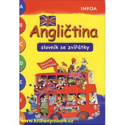 Angličtina slovník se zvířátky
