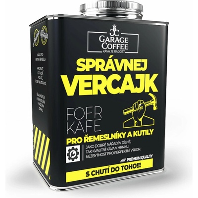Fixi Coffee Fofr kafe Správnej vercajk směs výběrové kávy stylový plechový kanystr 250 g