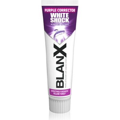 Blanx White Shock Purple избелваща паста за зъби с лилави пигменти 78ml
