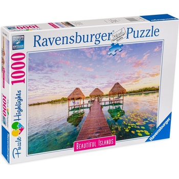 Ravensburger Пъзел Ravensburger от 1000 части - Красив остров (16908)