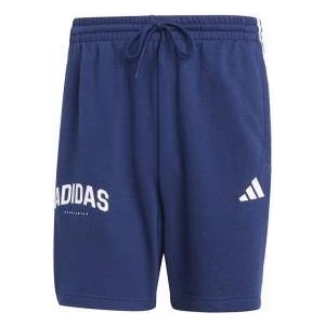 Adidas Мъжки Къси Панталони Adidas 3Bandas Син Размер L