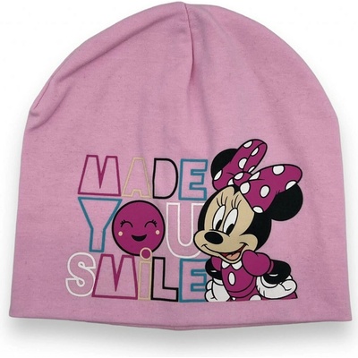 dívčí jarní čepice Minnie Mouse Fialová