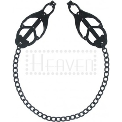 Kiotos Nipple Clamps Black w. chain