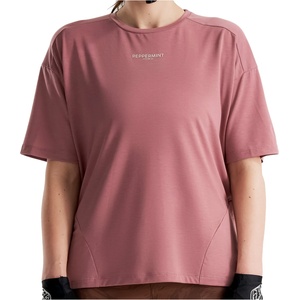 PEPPERMINT Фланелка с къс ръкав за колоездене PEPPERMINT Women's Peak Short Sleeve Jersey Cycling jersey - Blush (156-2712-0212)