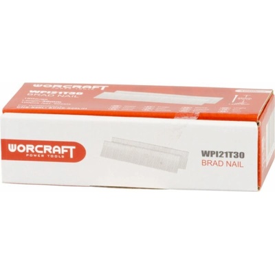 Hřebíky do hřebíkovačky Worcraft CNS-S20Li / CNS-S20LiH, 30 mm, 1,25x1,0 mm, Typ T, bal. 5000 ks