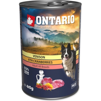 Ontario Venison, Cranberries and Safflower Oil 400 g