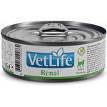Farmina Vet Life Renal - пълноценна диетична консерва за котки за подпомагане на бъбречната функция в случай на хронична или временна бъбречна недостатъчност - 0, 85 кг, Италия - PVT085003