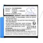 Cameron sino - Съвместим с GOPRO Hero 5, HERO 6, Hero 7, Hero 8 AABAT-001, 1220 mAh, 3.85 V; CS-GDB800MX (CS-GDB800MX)