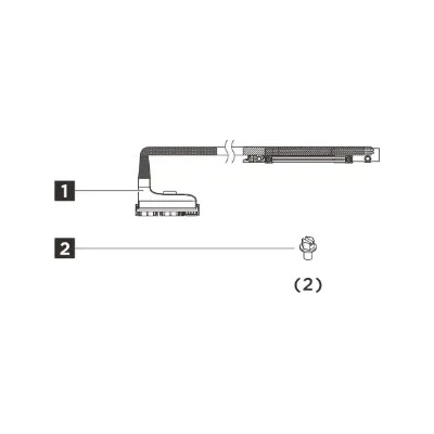 Lenovo Аксесоар, Lenovo ThinkSystem SR650/a V4 x16 Gen5 High Power Cable Riser Slot 3 & 6 Option Kit (4X97B02319)