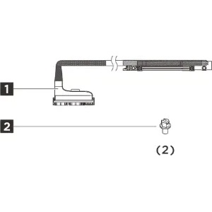Lenovo Аксесоар, Lenovo ThinkSystem SR650/a V4 x16 Gen5 High Power Cable Riser Slot 3 & 6 Option Kit (4X97B02319)