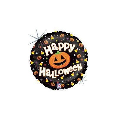 Grabo Balónik fóliový kruh Happy Halloween 18" 46 cm