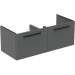 Ideal Standard i. life B стенен долен шкаф, матово кварцово сиво, 2 чекмеджета, 120 см (T5277NG)