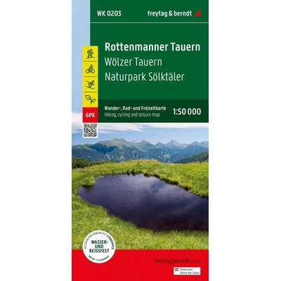 Rottenmanner Tauern 1:50 000 / turistická a cykloturistická mapa