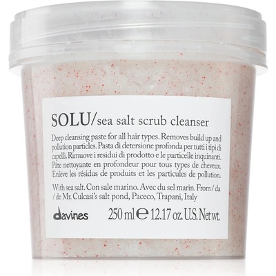 Davines Essential Haircare SOLU Sea Salt Scrub čistící peeling s mořskou solí 250 ml