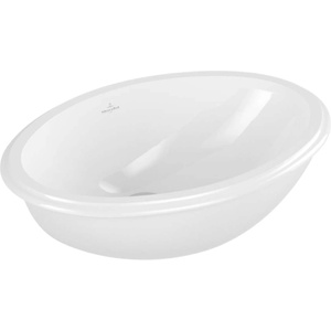 Villeroy & Boch Evana - Мивка за вграждане под плот, с преливник, без отвор за смесител, 50x35 cm, бяла 61470001 (61470001)