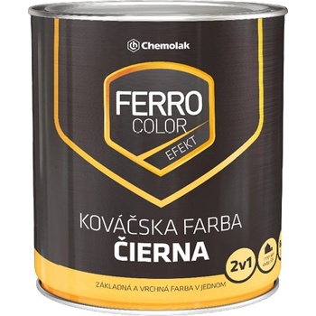 Chemolak 96617 Ferro color kováčska čierna 0,75L