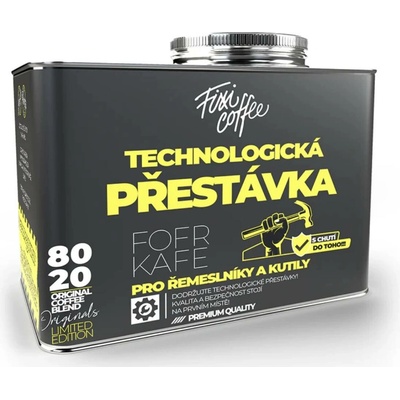Fixi Coffee Fofr kafe Technologická přestávka jemně mletá 250 g
