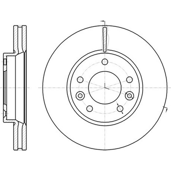Brzdový kotúč REMSA 61294.10