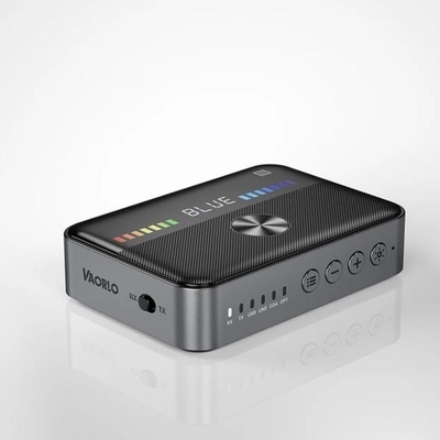 Vaorlo RGB Bluetooth 5.3 аудиоприемник/предавател/DAC, NFC, USB, 3, 5 мм AUX, RCA, SPDIF