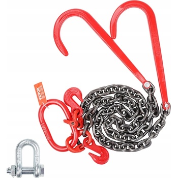 VEVOR Łańcuch Holowniczy 1SZT 90CM 7074KG Z Hakiem W Kształcie Litery J G80