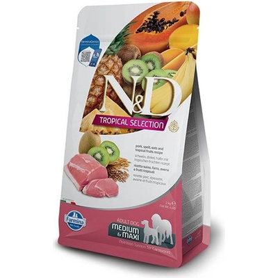 N&D Tropical Selection Dog Adult M/L Pork 10 kg