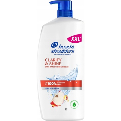 Head & Shoulders Clarify&Shine Apple Cider šampon proti lupům 800 ml