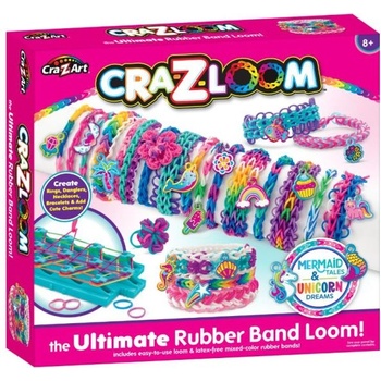 CRA-Z-ART Cra-Z-Art: Комплект за изработка на гривни - Русалки и еднорози (17350)