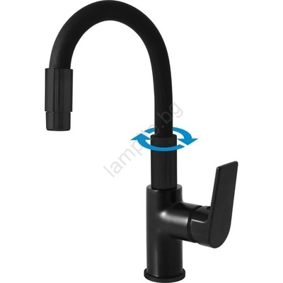 RAV SLEZÁK CO119.0/16 - Кухненски смесител COLORADO 25 см черен (RV0012)