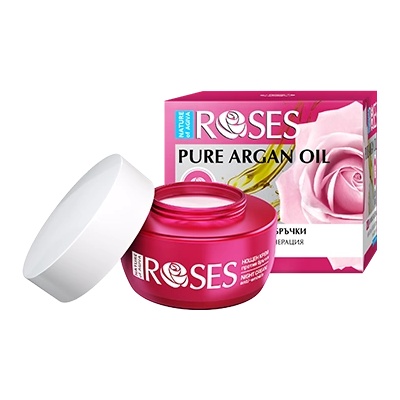 AGIVA ИНТЕНЗИВЕН НОЩЕН КРЕМ ПРОТИВ БРЪЧКИ ЗА ВСЕКИ ТИП КОЖА с розово масло, арган и морски колаген (92631)