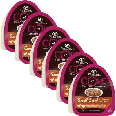 Wellness Core Adult Small Breed kura & morka 6 x 85 g