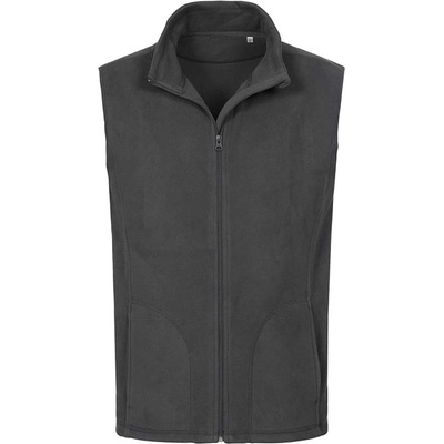 Stedman classic fleece vest st5010 / Мъжка поларена жилетка - сива стоманена m (st5010grsm)
