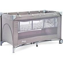 Caretero Cestovná postieľka Basic Plus Grey