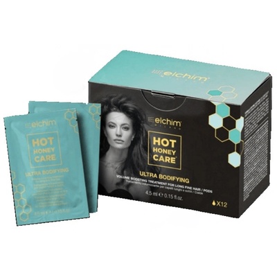 ELCHIM ТЕРАПИЯ ЗА ПОДХРАНВАНЕ И УПЛЪТНЯВАНЕ НА КОСАТА elchim hot honey care ultra bodifying treatment 12 БР